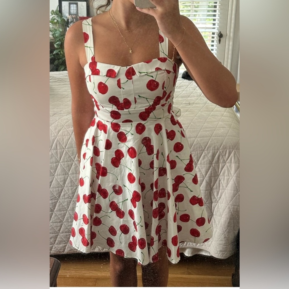 Ixia Cherry Print Dress View 4